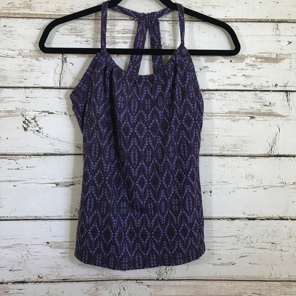 Prana Purple Built In Bra Top